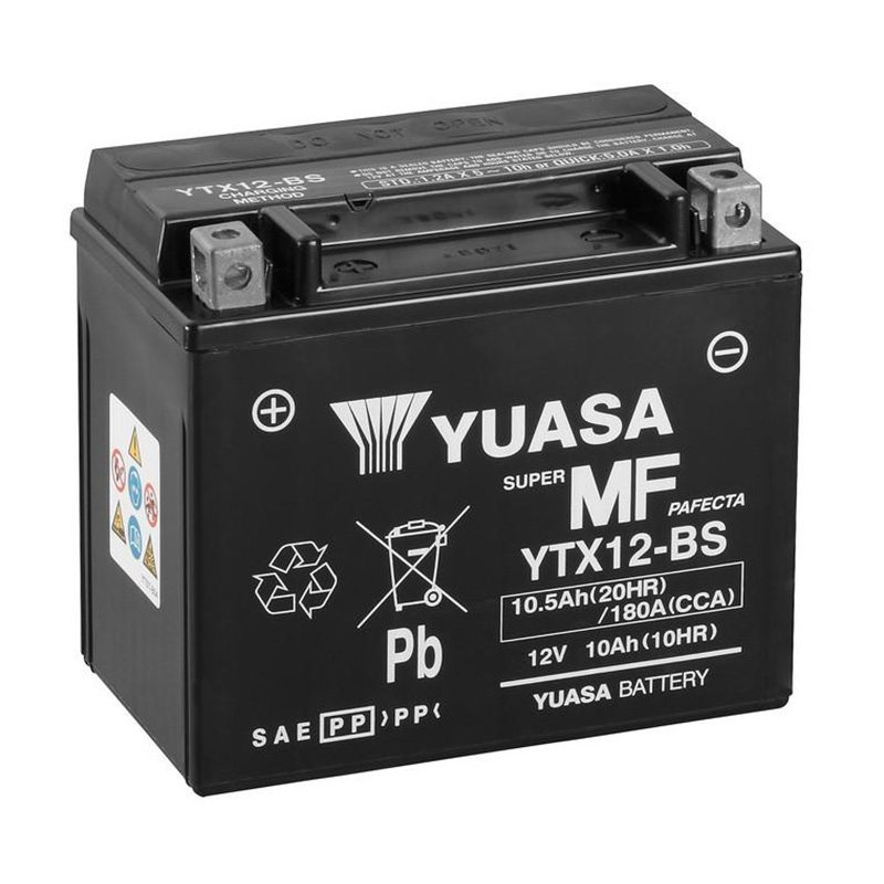 Motorcycle battery YUASA YTX12-BS 10Ah