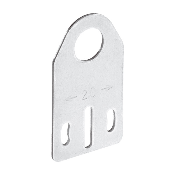 Mounting accessories for inductive sensors, straight