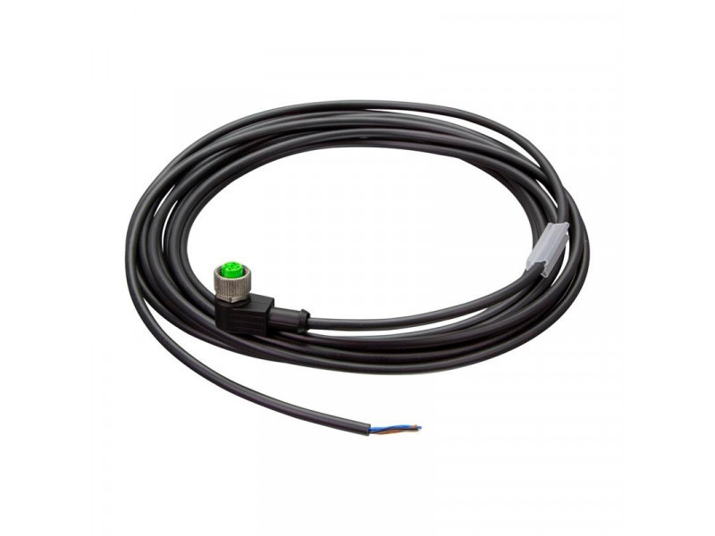 Cable with angled contact to inductive sensor