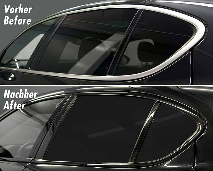 Foliatec Chrome Delete / Krom Delete - Glossy Black