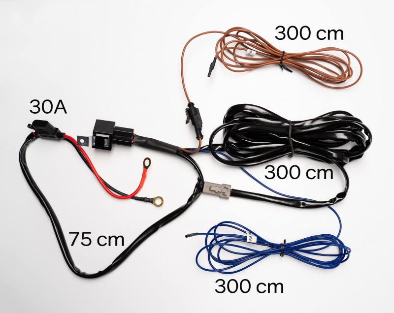 Extra light cabling - 2 Lamps (deutsch DT)