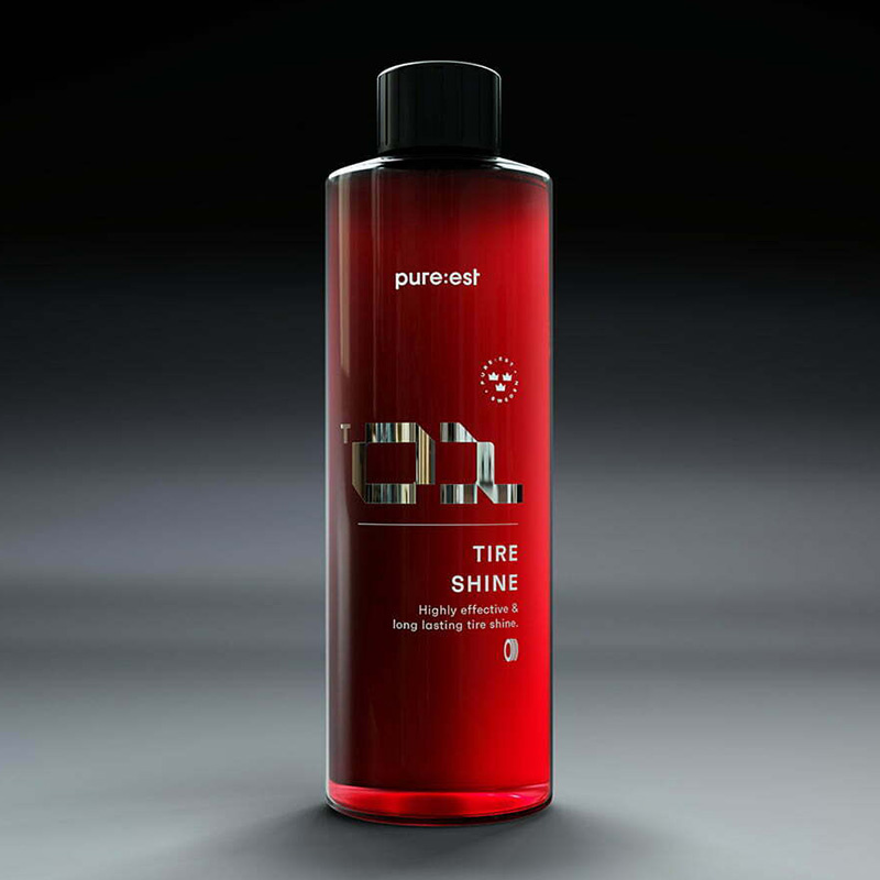 Pureest T1 Topcoat Tire Shine Wet-Look 500ml