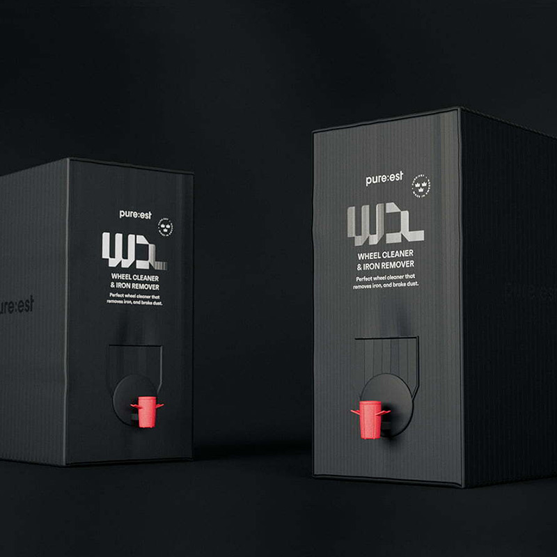 Pureest W1 Wheel Cleaner / Flygrostmedel 5 Liter