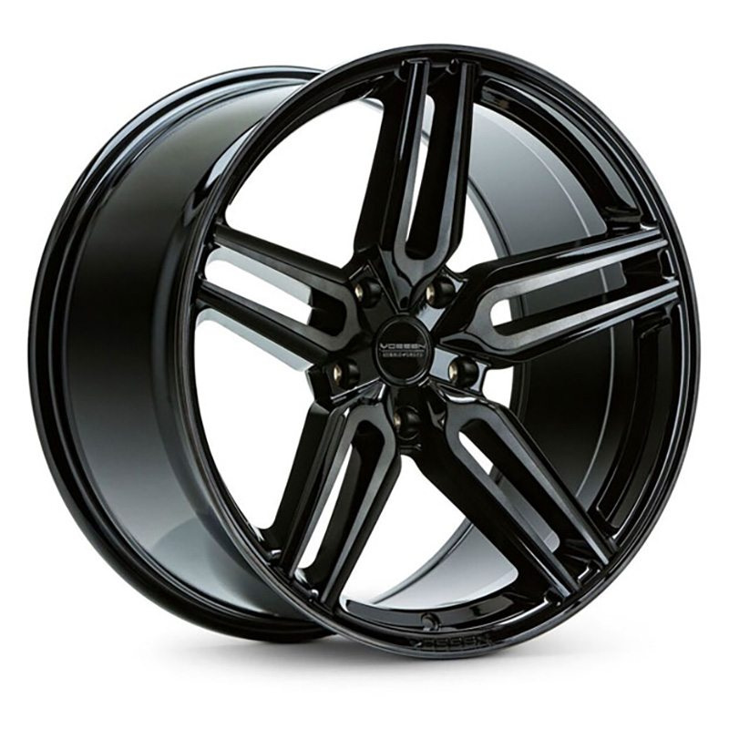 Vossen HF1 Tinted Gloss Black Flat 9x22 5/112 ET32 CB66.6