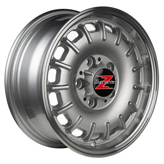 Barzetta Baroque Silver Polished Lip 6x14 5x112 ET30 HUB 66,6