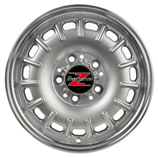 Barzetta Baroque Silver Polished Lip 7x15 5x112 ET23 HUB 66,6