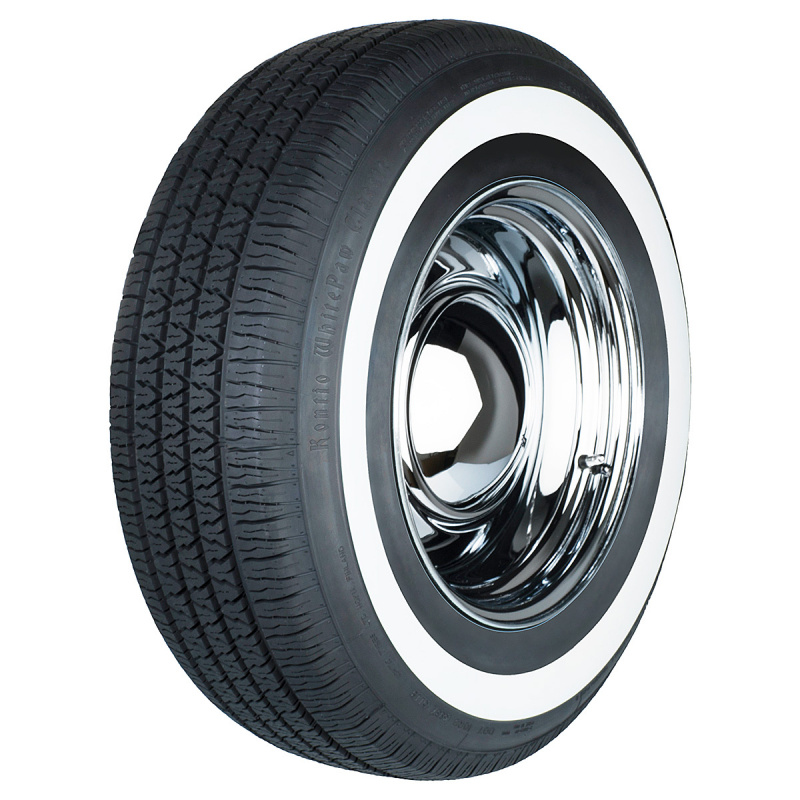 165/80R15 Vit Sida Kontio WhitePaw Classic Whitewall 1 1/2