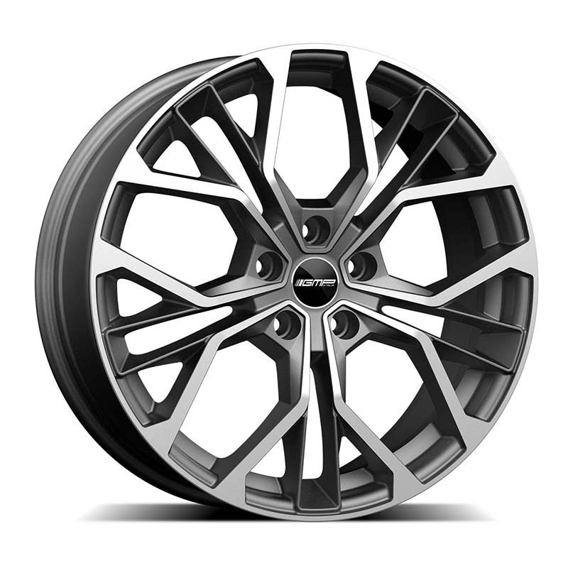 GMP Matisse 7,5x19 ET45 5x108 HUB 73,1 Matt Anthracite Diamond