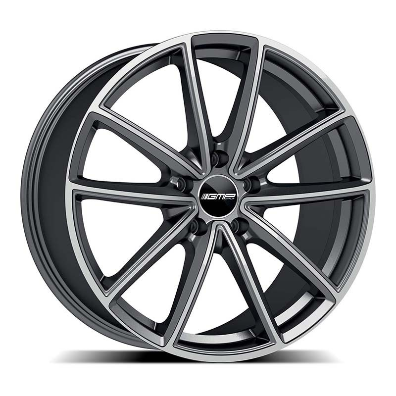 GMP Titan 10,5x21 ET19 5x112 HUB 66,5 Anthracite Diamond