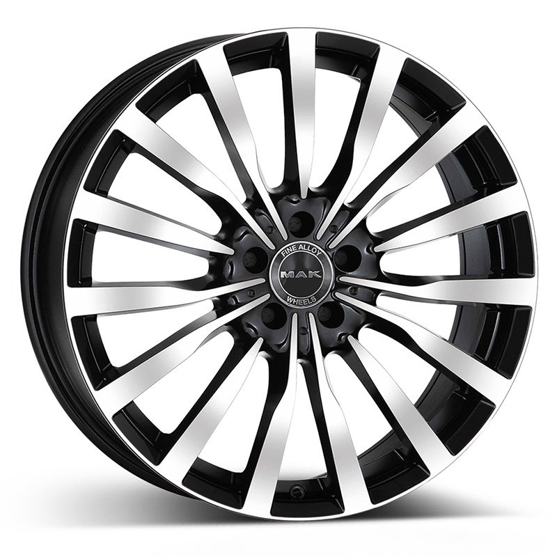 MAK Krone Blk/Pol 8x19 5x112 ET38 HUB 66,6