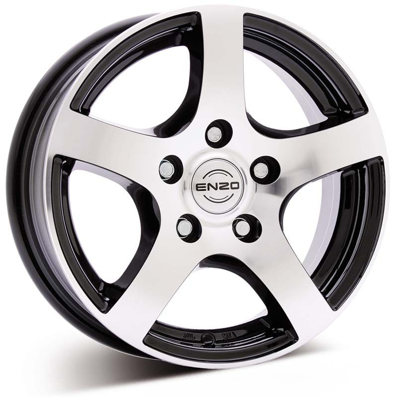 ENZO YLA Blk Trailer 5x13 5x112 ET30 HUB 70,1