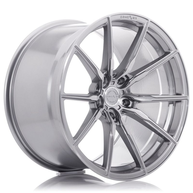 Concaver CVR4 19x8 ET20-40 Undrilled Brushed Titanium