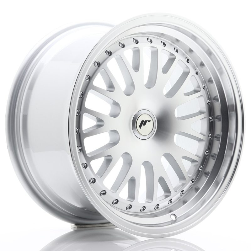 Japan Racing JR10 17x9 ET25-30 Undrilled Machined Silver