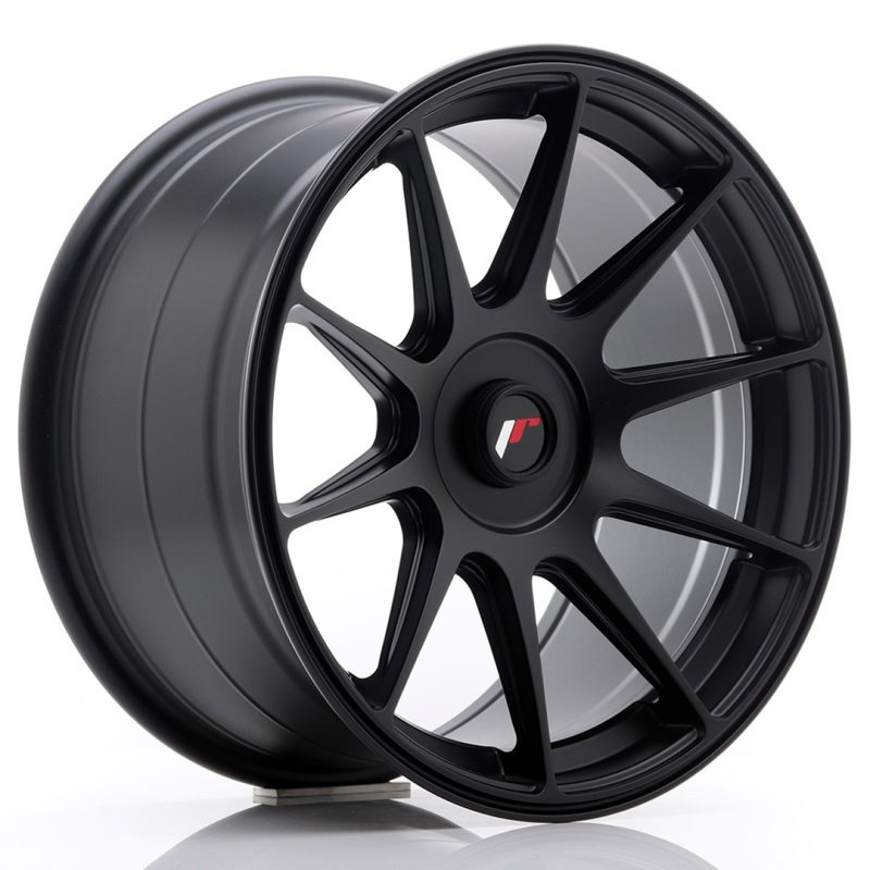 Japan Racing JR11 17x9 ET25-35 Undrilled Matt Black