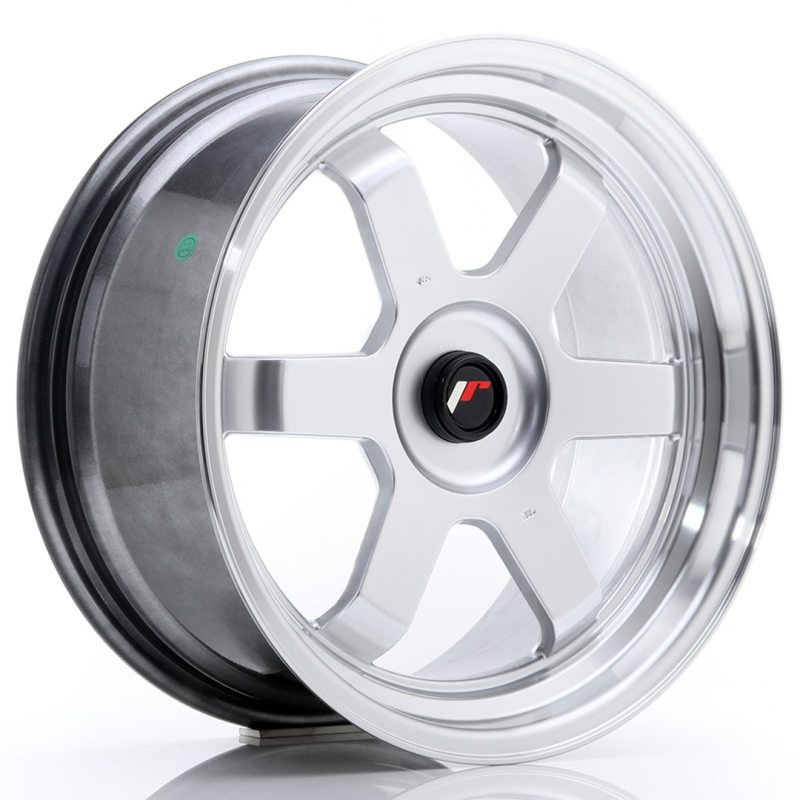 Japan Racing JR12 17x8 ET35 Undrilled Hyper Silver