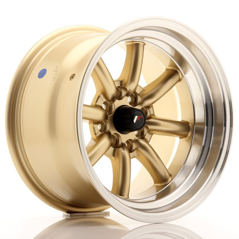 Japan Racing JR19 15x9 ET-13 4x100/114 Gold