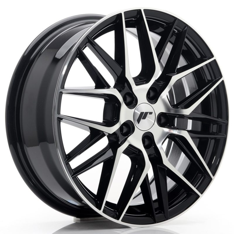 Japan Racing JR28 17x7 ET40 5x114,3 Gloss Black Machined Face