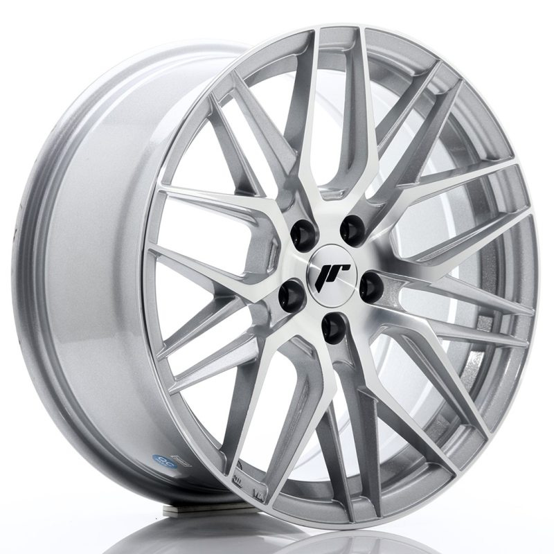 Japan Racing JR28 17x8 ET40 5x112 Silver Machined Face