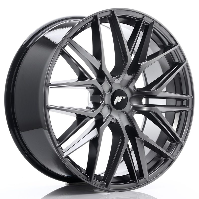 Japan Racing JR28 22x9 ET30-45 5H Undrilled Hyper Black