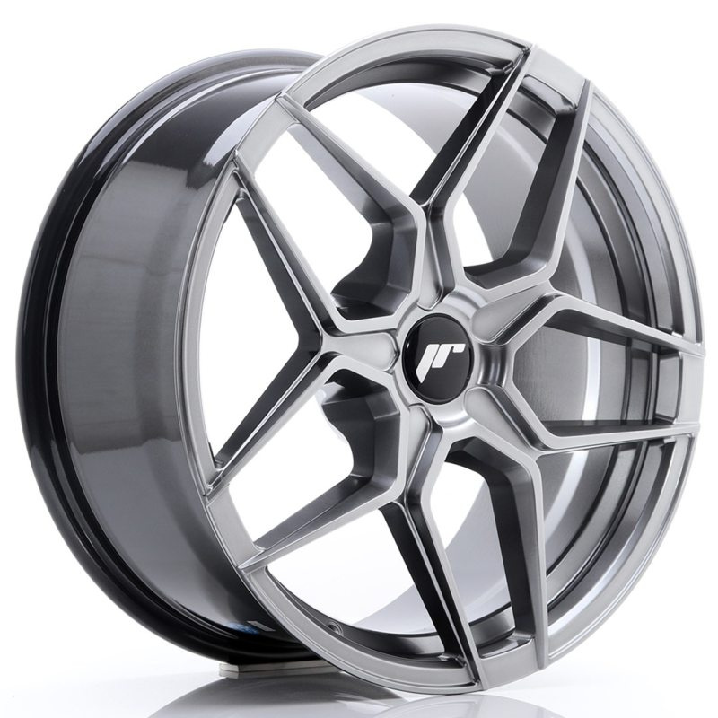 Japan Racing JR34 18x8 ET20-42 5H Undrilled Hyper Black