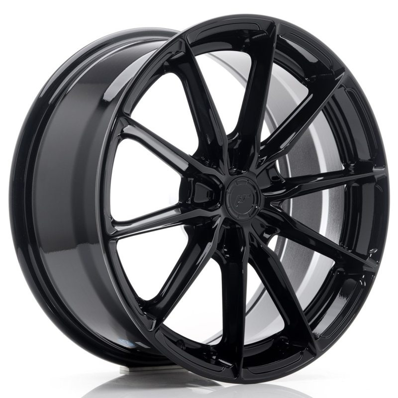 Japan Racing JR37 18x8 ET20-45 5H Undrilled Glossy Black