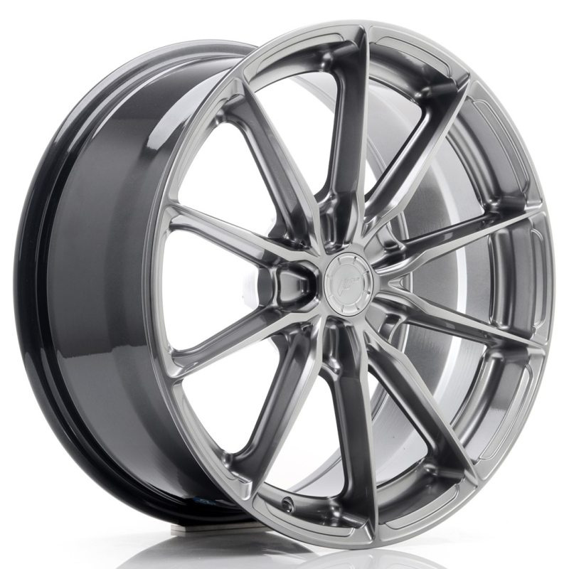 Japan Racing JR37 18x8 ET20-45 5H Undrilled Hyper Black