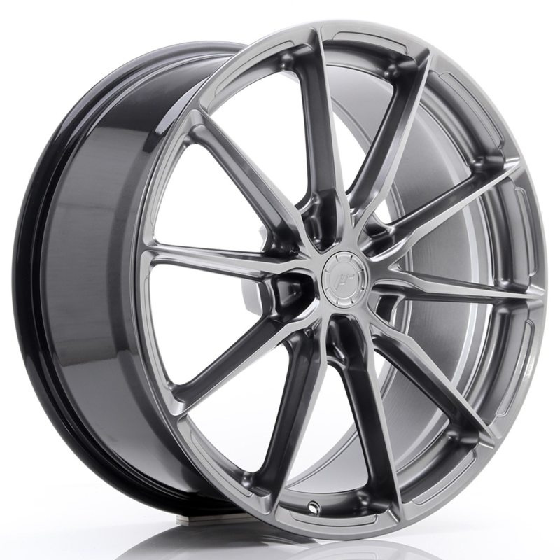 Japan Racing JR37 20x9 ET20-45 5H Undrilled Hyper Black