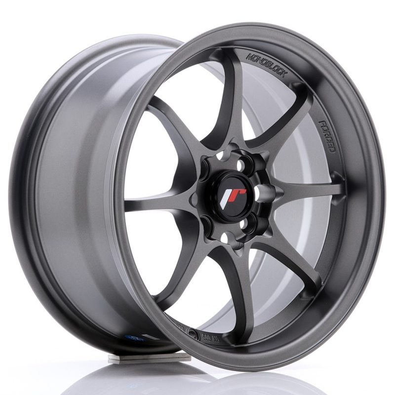 Japan Racing JR5 15x8 ET28 4x100 Matt Gun Metal