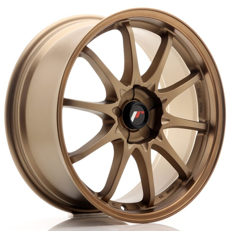 Japan Racing JR5 18x8 ET35 5H Undrilled Dark Anodized Bronze