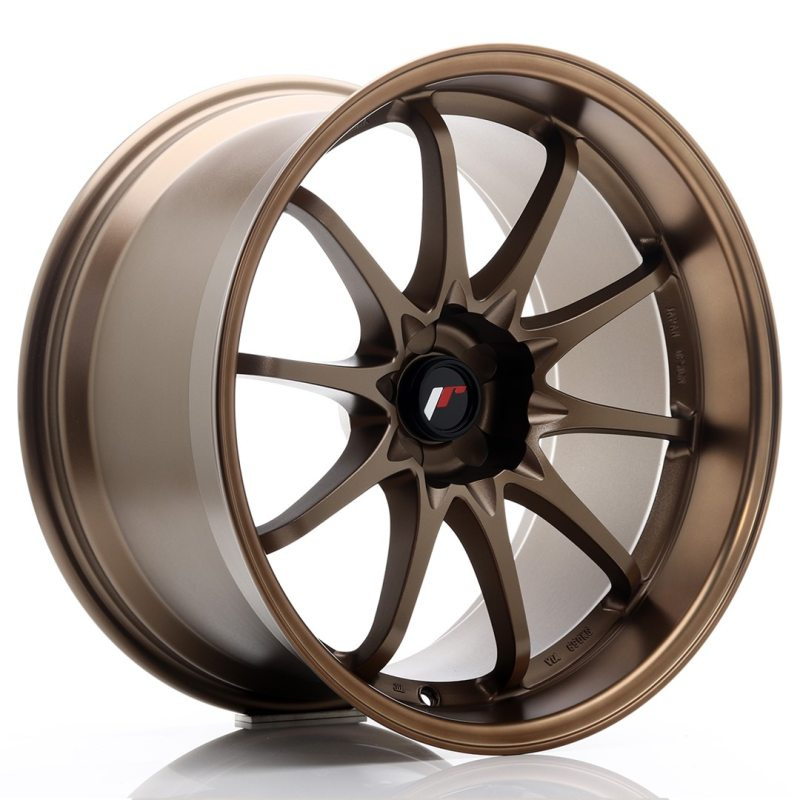 Japan Racing JR5 19x10.5 ET12 5H Undrilled Dark Anodized Bronze