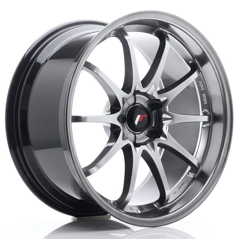 Japan Racing JR5 19x9.5 ET12-36 5H Undrilled Hyper Black