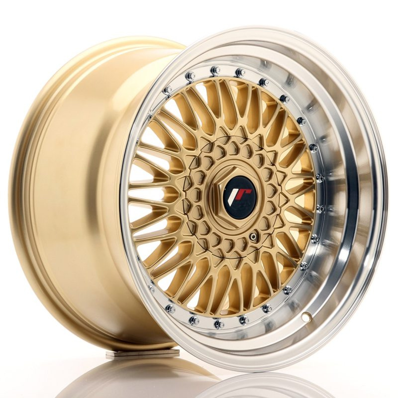 Japan Racing JR9 17x10 ET20 5x112/120 Gold w/Machined Lip