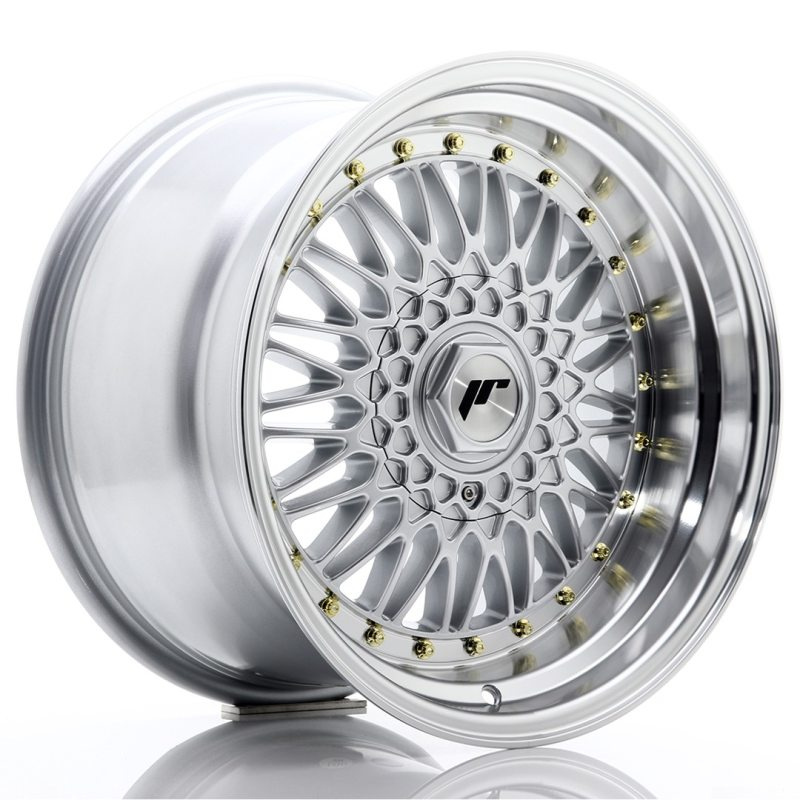 Japan Racing JR9 17x10 ET20 Undrilled Silver w/Machined Lip