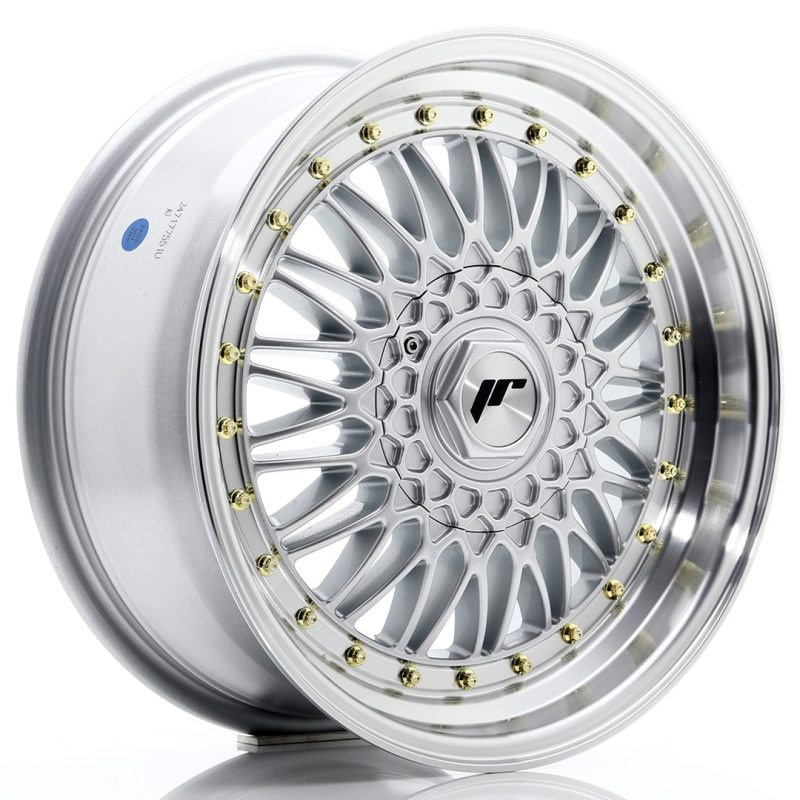 Japan Racing JR9 17x7,5 ET20 4x100/108 Silver w/Machined Lip