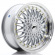 Japan Racing JR9 17x7,5 ET20 Undrilled Silver w/Machined Lip