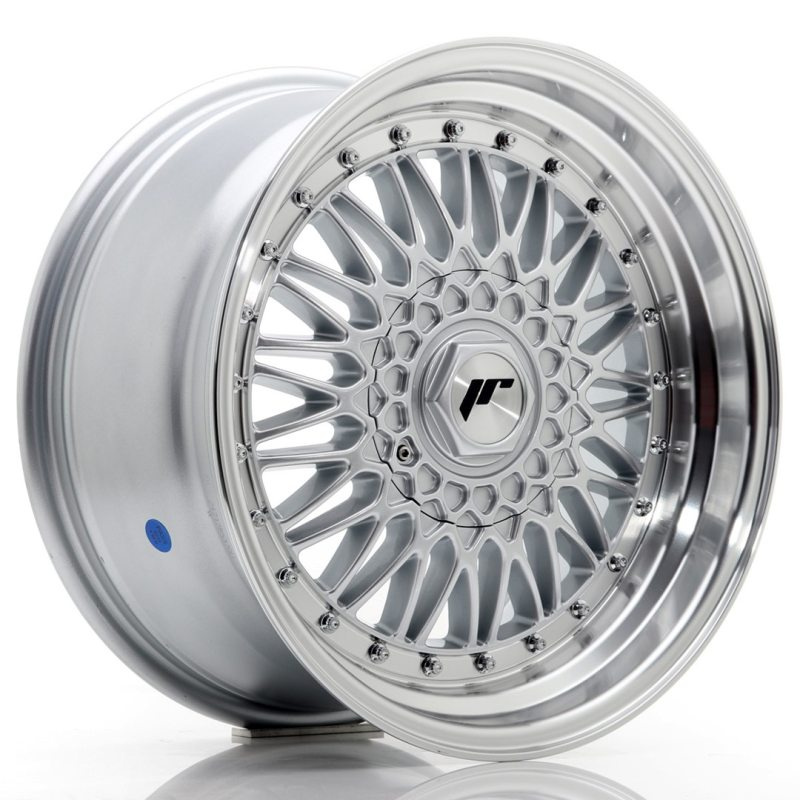 Japan Racing JR9 17x8,5 ET20 5x112/120 Silver w/Machined Lip+Silver Rivets