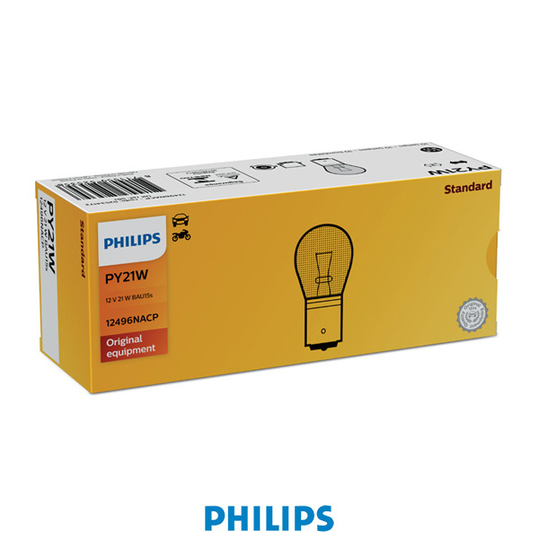Philips Light bulb PY21W 12V 21W gul