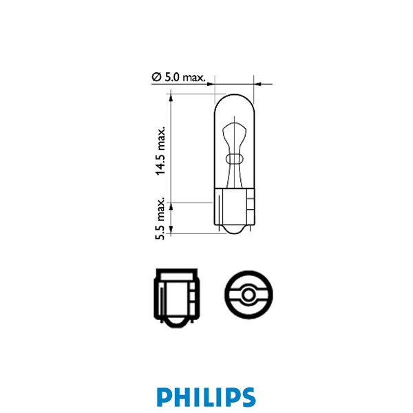 Philips Light bulb 12V 1,2W
