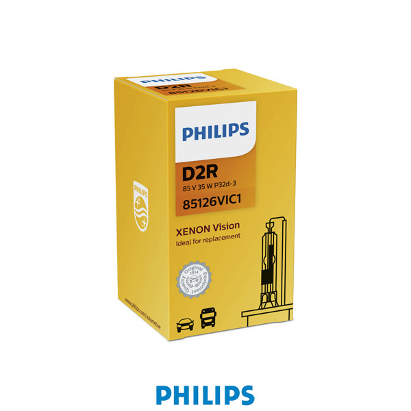 Philips Gas Discharge Lamp D2R Vision 35W 4600K Xenon P32d-3