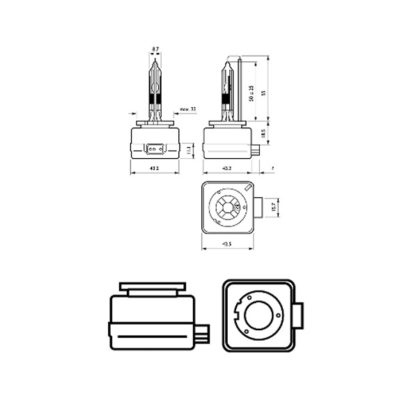Philips Gas Discharge Lamp D1R 35W Xenon