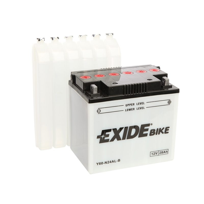 Motorcycle battery 4538 EXIDE MC E60-N24AL-B 28Ah 280A(EN)