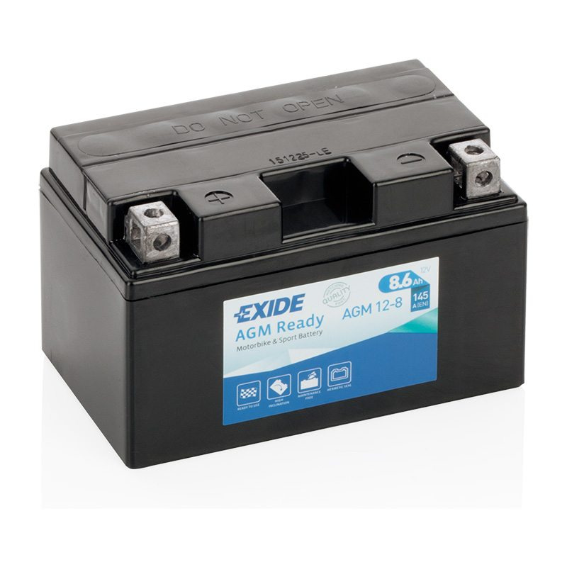 Motorcycle battery 4914 EXIDE MC AGM 12-8 9Ah 145A(EN)