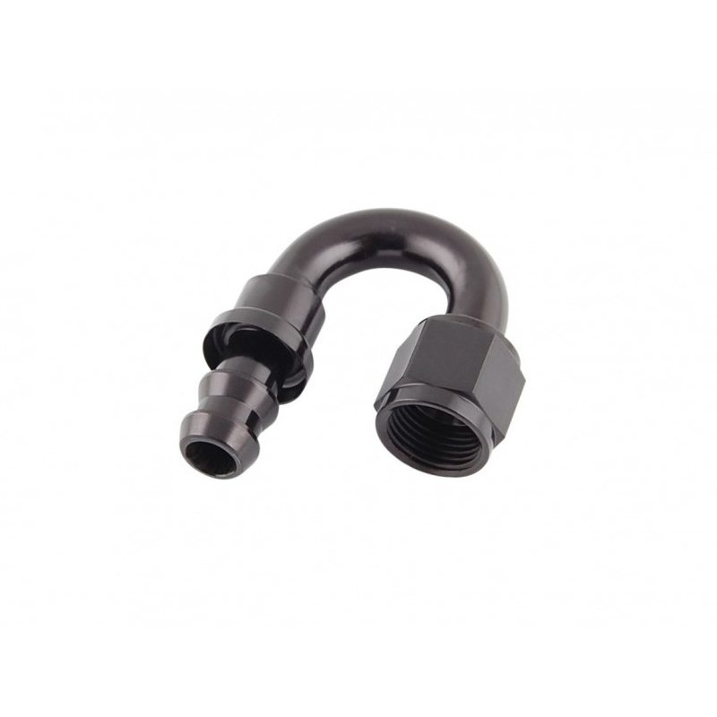 AN-8 180� Fitting for rubber hose (13mm)